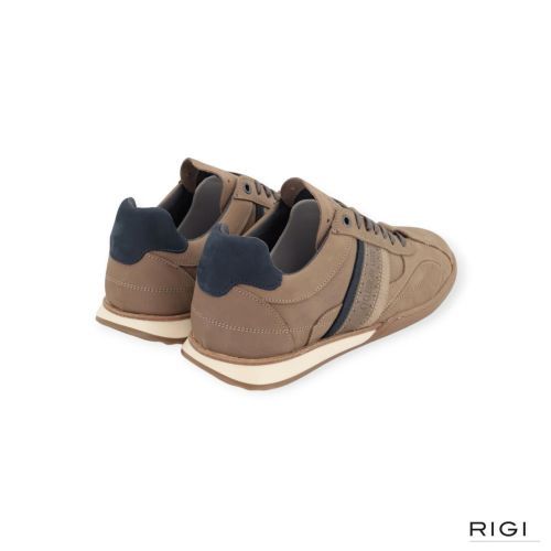 Cycleur De Luxe new crush born sneaker in taupe nubuck voor heren.