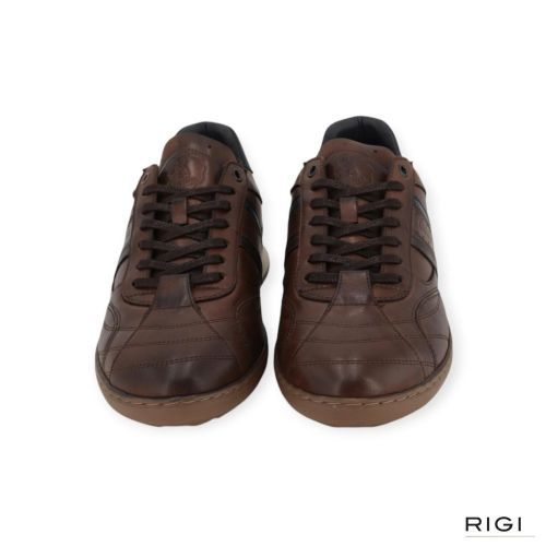 Cycleur De Luxe New Crush Born sneaker in donker cognac leer voor heren. Cycleur De Luxe New Crush Born sneaker in donker cognac leer voor heren.
