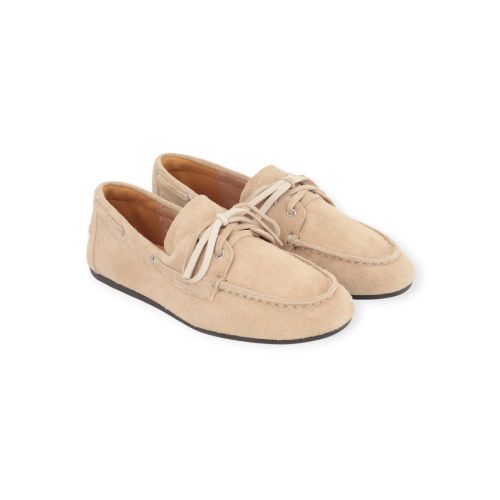 Cycleur De Luxe Poppy mocassin voor dames in zand suède. 