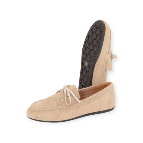 Cycleur De Luxe Poppy mocassin voor dames in zand suède. 