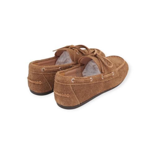 Cycleur De Luxe Poppy mocassin voor dames in cognac suède.