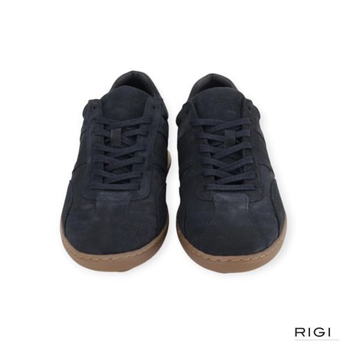 Cycleur De Luxe Retro Crash sneaker voor heren in blauw navy suède. 