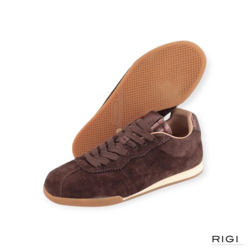 Cycleur De Luxe Tulip sneaker in bruin suède voor dames Cycleur De Luxe Tulip sneaker in bruin suède voor dames