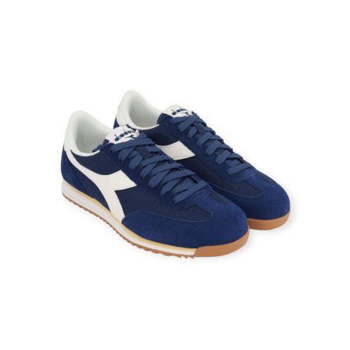 Diadora Cross sneaker voor heren in blauw suède.