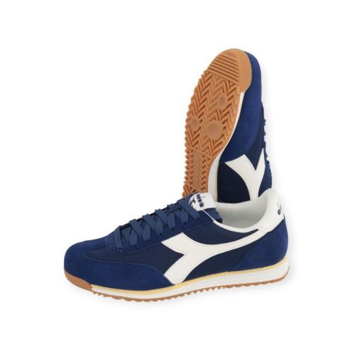 Diadora Cross sneaker voor heren in blauw suède.