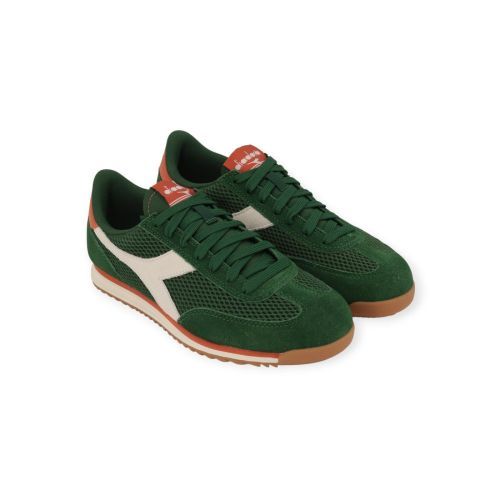 Diadora cross mesh heren sneaker in groen suede. Diadora cross mesh heren sneaker in groen suede.
