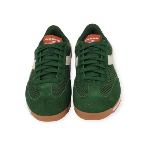 Diadora cross mesh heren sneaker in groen suede. Diadora cross mesh heren sneaker in groen suede.
