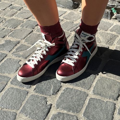 Diadora Sneaker Rood dames (Game L High Metallic WN 501.182011 - Game L High Metallic WN 501.18) - Rigi