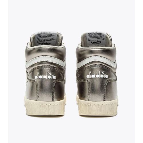 Diadora Sneaker Zilver dames (Game L High Metallic WN 501.182011 - Game L High Metallic WN 501.18) - Rigi