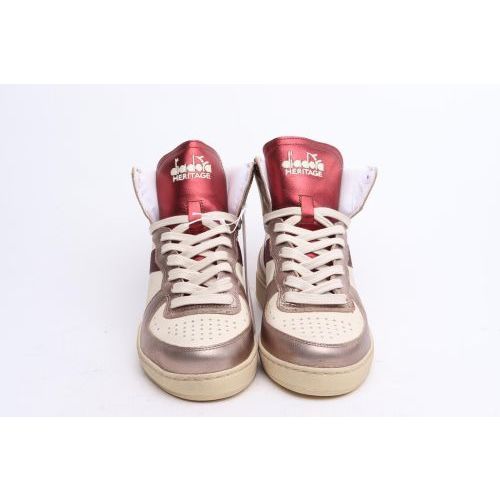 Diadora Heritage Sneaker Beige dames (201.179037 Mi Basket Metal Mix Used - 201.179037 Mi Basket Metal Mix) - Rigi