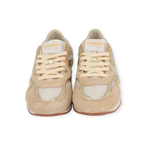 Diadora Heritage Equipe Revenge Iride sneaker voor dames in goud. 
