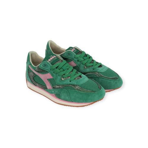 Diadora Heritage Equipe Revenge SW sneaker in groen voor dames. 