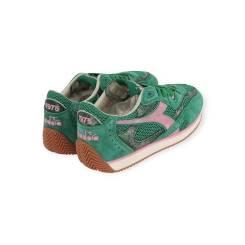 Diadora Heritage Equipe Revenge SW sneaker in groen voor dames. 