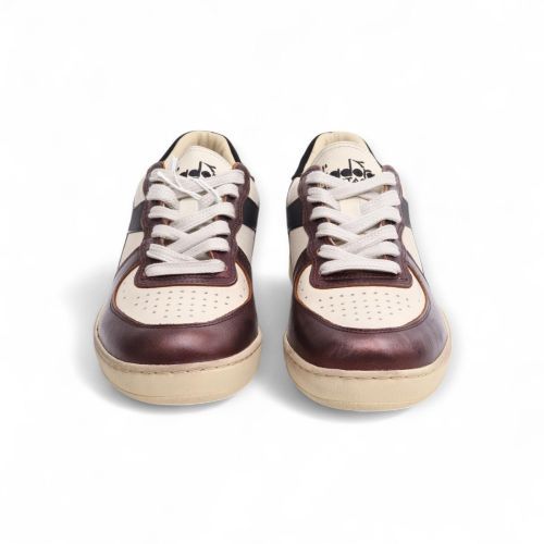 Diadora Heritage Sneaker Beige dames (Mi Basket Low Mettalic Dirty 201.179034 - Mi Basket Low Mettalic Dirty 2) - Rigi