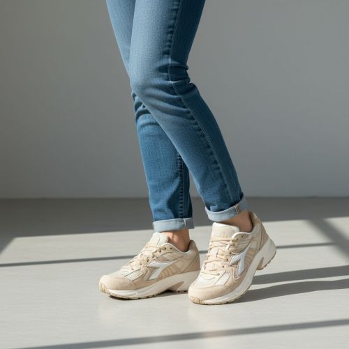 Diadora Mythos Star sneaker beige. Diadora Mythos Star sneaker beige.