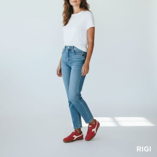 Diadora Tokyo sneaker voor dames in rood suède