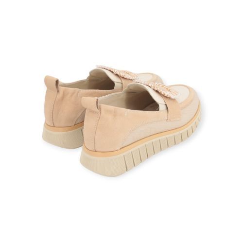 Dl Sport dames mocassin in beige leer.