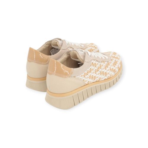 Dl Sport dames sneaker in beige raffia leer. Dl Sport dames sneaker in beige raffia leer.
