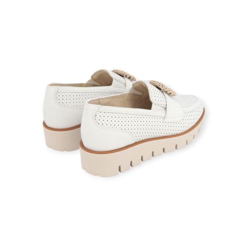 Dl Sport dames mocassin in wit leer. Dl Sport dames mocassin in wit leer.