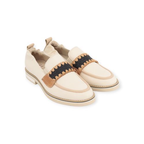Dl Sport dames mocassin in beige leer. Dl Sport dames mocassin in beige leer.