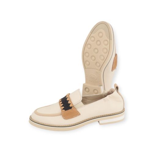 Dl Sport dames mocassin in beige leer. Dl Sport dames mocassin in beige leer.