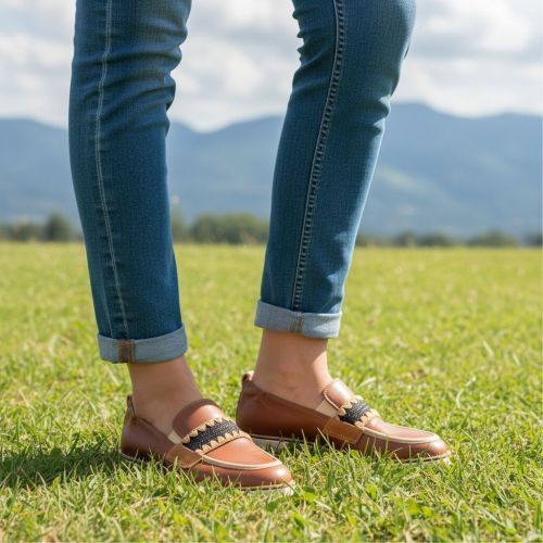 Dl Sport dames mocassin in cognac leer. Dl Sport dames mocassin in cognac leer.