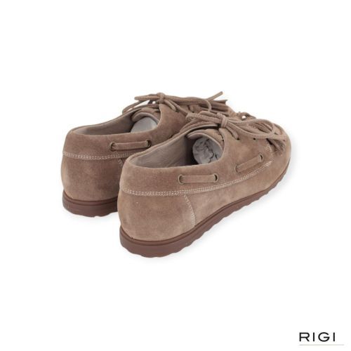 DL-Sport 7159 mocassin in licht bruin suède voor dames. DL-Sport 7159 mocassin in licht bruin suède voor dames.