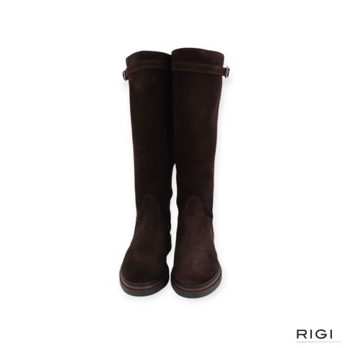 Dl-Sport 7197 laars in bruin suede leer voor dames. Dl-Sport 7197 laars in bruin suede leer voor dames.