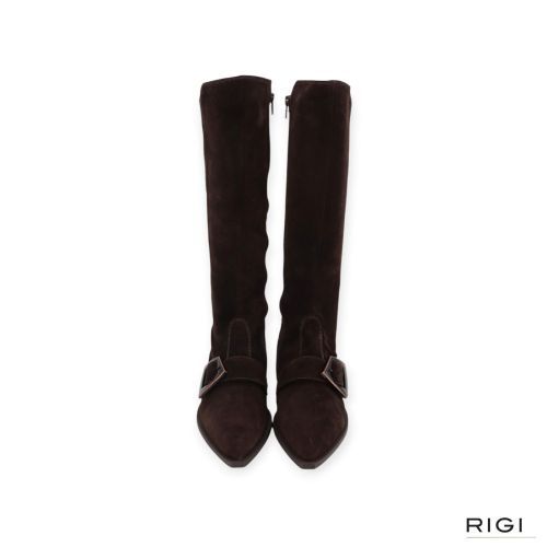 Dl Sport 7227 dames laars in bruin suede en stretch leer. Dl Sport 7227 dames laars in bruin suede en stretch leer.