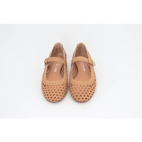 Donna Carolina Ballerina Camel dames (Febe Braid 55580015-001 - Febe Braid 55580015-001) - Rigi