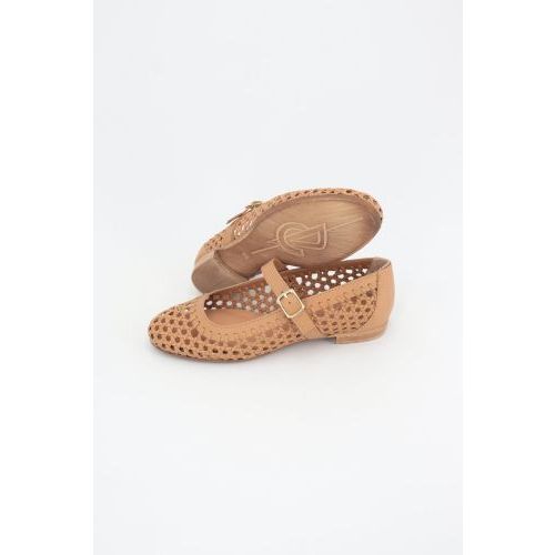 Donna Carolina Ballerina Camel dames (Febe Braid 55580015-001 - Febe Braid 55580015-001) - Rigi
