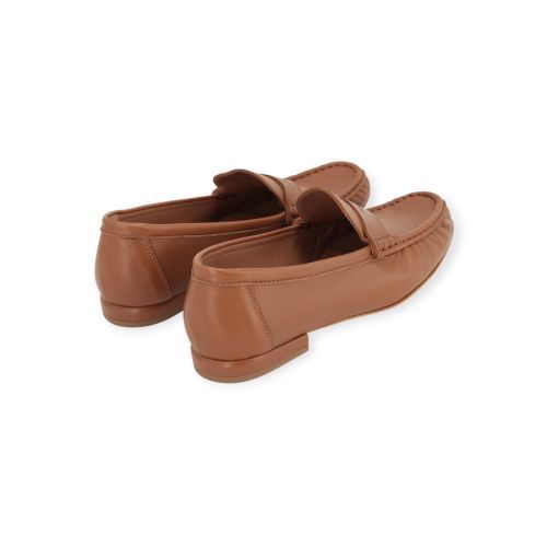 Elisa Lanci Flore Mocassin in cognac leer voor dames. 