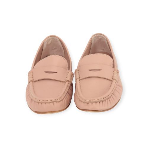 Elisa Lanci Flore Mocassin in nude / roze leer voor dames. 