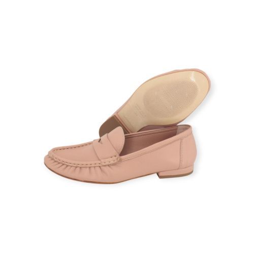 Elisa Lanci Flore Mocassin in nude / roze leer voor dames. 