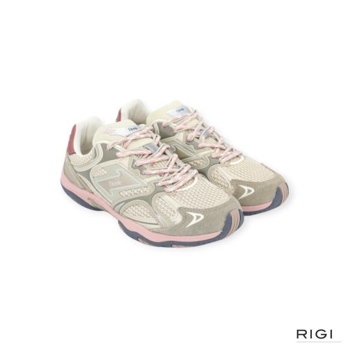 Etonic Elite Low sneaker earth in taupe, goud suède mesh voor dames. Etonic Elite Low sneaker earth in taupe, goud suède mesh voor dames.