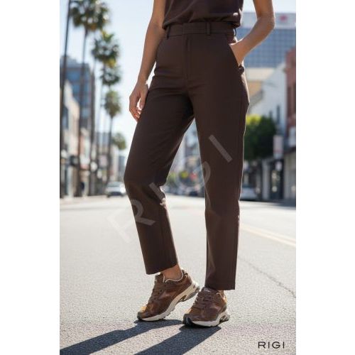 Etonic Elite Premium sneaker in cognac leer met suède voor dames. 