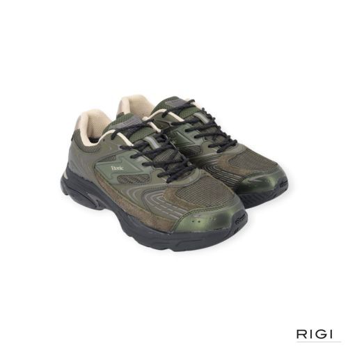 Etonic Evolution sneaker voor heren in groen suède, mesh leer. Etonic Evolution sneaker voor heren in groen suède, mesh leer.