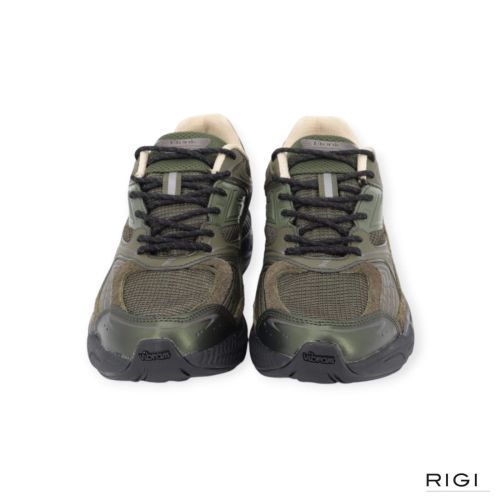 Etonic Evolution sneaker voor heren in groen suède, mesh leer. Etonic Evolution sneaker voor heren in groen suède, mesh leer.