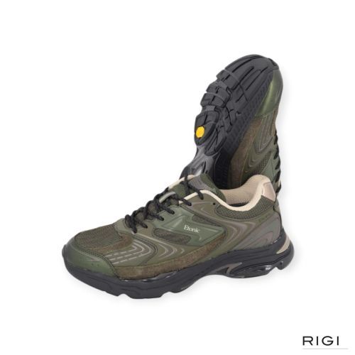 Etonic Evolution sneaker voor heren in groen suède, mesh leer. Etonic Evolution sneaker voor heren in groen suède, mesh leer.