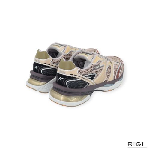 Etonic Kendari  Chocolate in donkerbruin met beige mesh, leer en suède voor dames. 