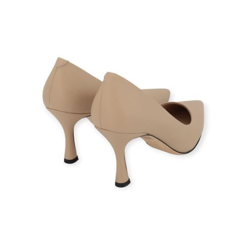 Evaluna 1796 dames pump in beige lak leer.