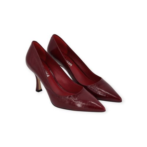 Evaluna 1796 dames pump in bordeaux lak leer. Evaluna 1796 dames pump in bordeaux lak leer.