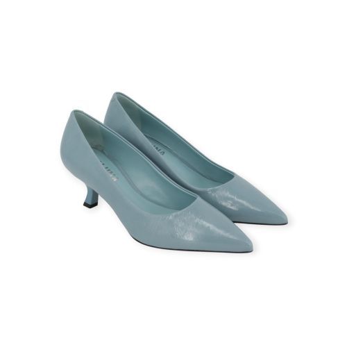 Evaluna 5503 dames pump in licht blauw lak leer. Evaluna 5503 dames pump in licht blauw lak leer.