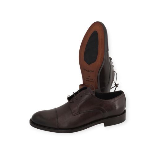 Exton heren veter schoen in bruin leer. Exton heren veter schoen in bruin leer.
