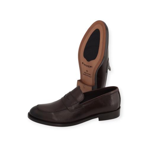 Exton heren mocassin in bruin leer. Exton heren mocassin in bruin leer.