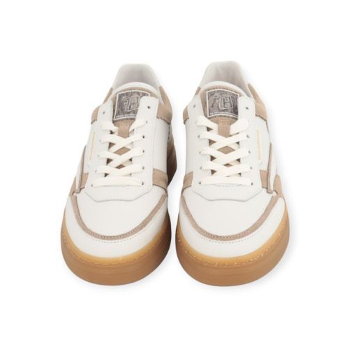 Floris van Bommel Fygi 01.01 in wit leer voor dames Floris van Bommel Fygi 01.01 in wit leer voor dames