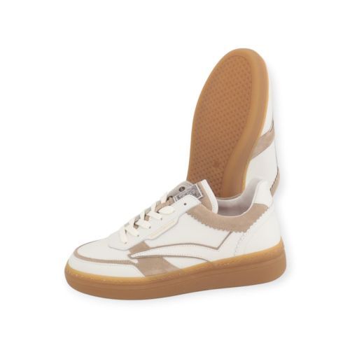 Floris van Bommel Fygi 01.01 in wit leer voor dames Floris van Bommel Fygi 01.01 in wit leer voor dames