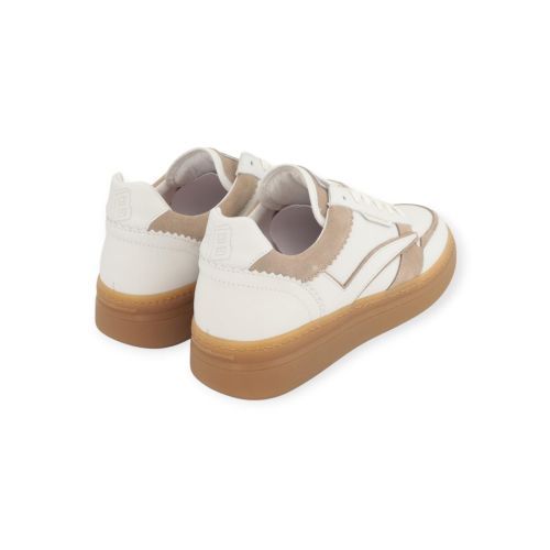 Floris van Bommel Fygi 01.01 in wit leer voor dames Floris van Bommel Fygi 01.01 in wit leer voor dames