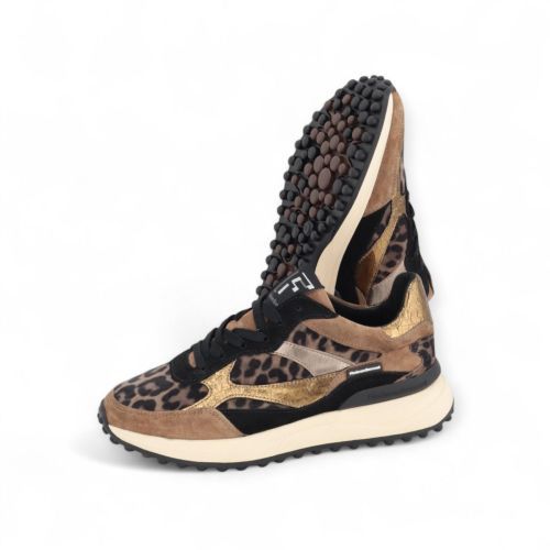 Floris Van Bommel Sneaker Leopard dames (Noppi 41.02 SFW-10085-34-01 - Noppi 41.02 SFW-10085-34-01) - Rigi