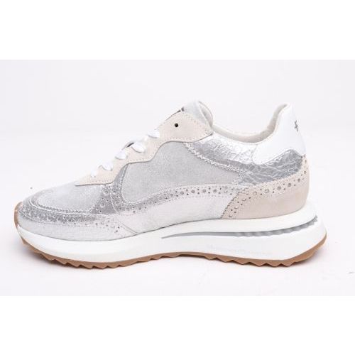 Floris Van Bommel Sneaker Zilver dames (Sumi 07.03 SFW-10109-90-01 - Sumi 07.03 SFW-10109-90-01) - Rigi